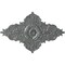 Ekena Millwork Melchor Diamond Ceiling Medallion (Canopies up to 4"), 67 1/4"W x 43 3/8"H x 4"ID x 2"P, Platinum CM70X43MLPLS - alternate 1